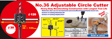 No.36 Adjustable Circle Cutter